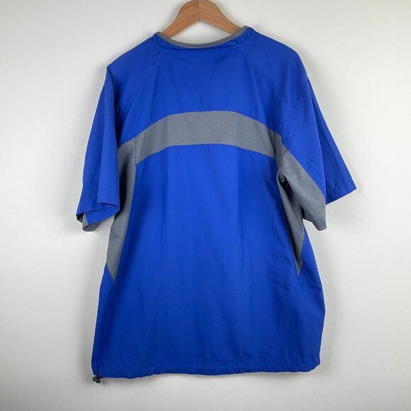 Rawlings Short Sleeve Quarter Zip Baseball Pullover Wind Breaker Men's Medium M - Picture 5 of 5